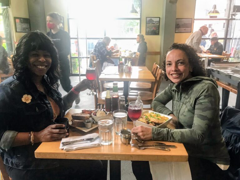 The Local Diner as a Community Archive - Mercedes with friend at a local diner in Seattle