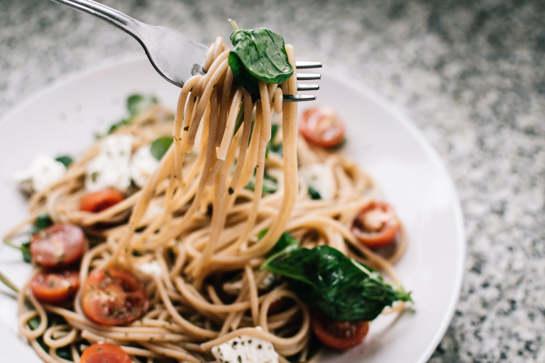 DG Speaks - Food - National Nutrition Month - a photo of pasta with tomato and basil