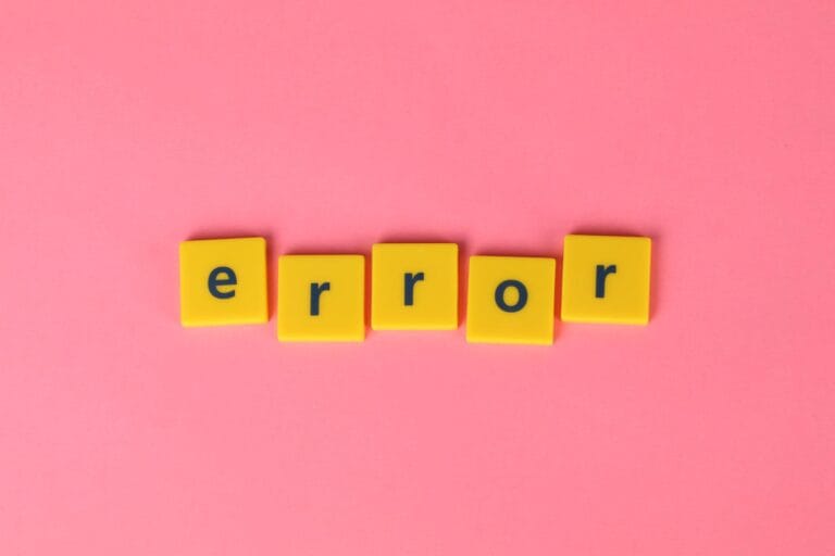 DG Speaks - 404 Error Page - Yellow scrabble tiles