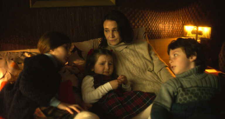 Chile ’76 movie still showing mother and children from Sundance Film Festival