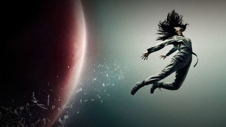 DG Speaks - Pop Culture - Prime Video - TThe Expanse TV series poster featuring intense space scenes and characters.
