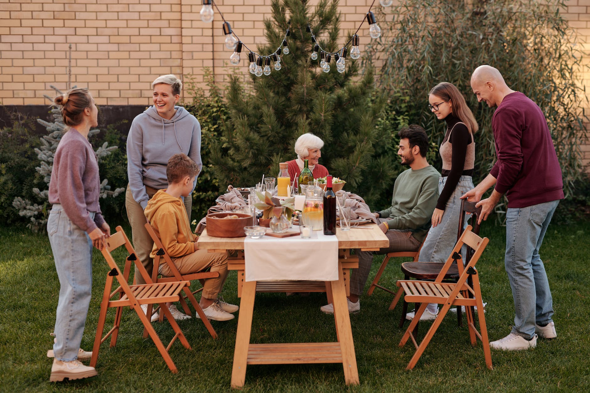 DG Speaks - Lifestyle - family having picnic on terrace