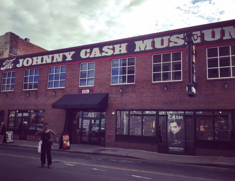 Walk the Line to the Johnny Cash Museum in Nashville: A Must-See for Country Music Fans - Mercedes in front of the museum