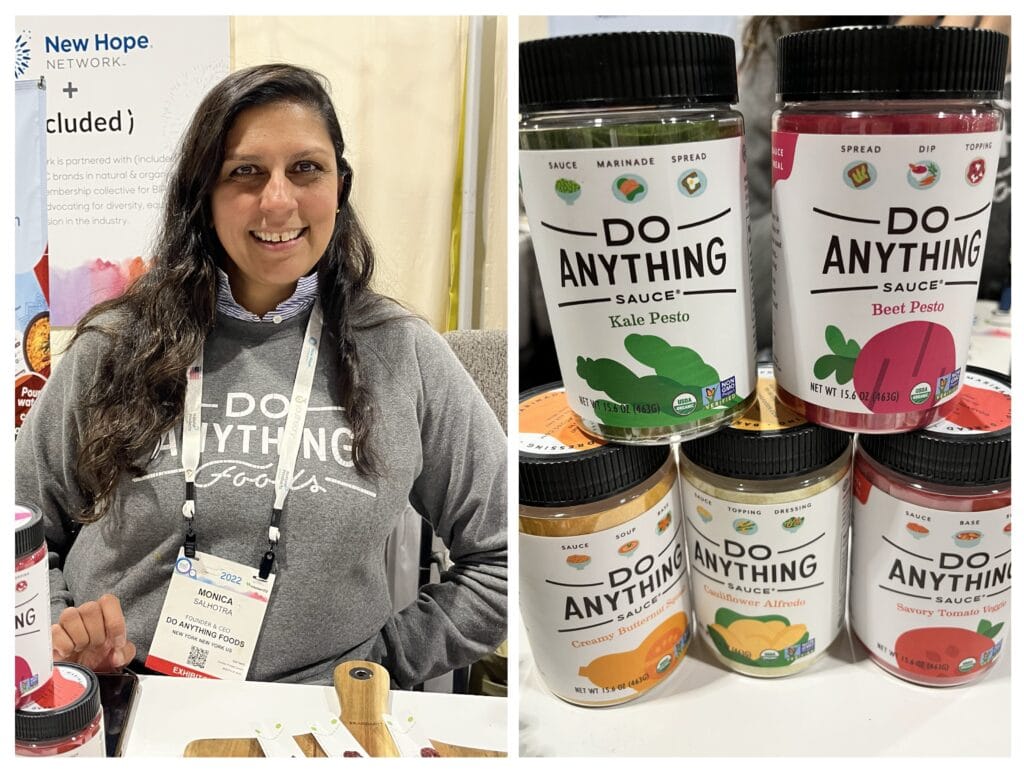 Do Anything Foods founder, Monica Salhotra, pioneering plant-based innovation.