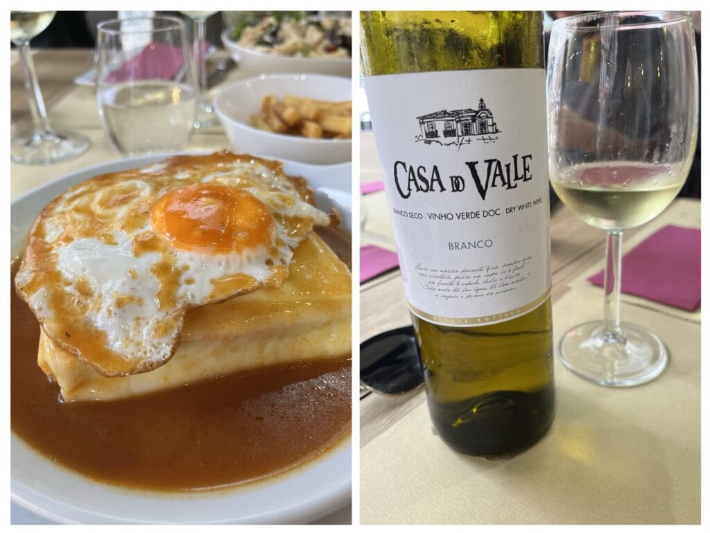 DG Speaks - Food - Travel - Francesinha Sandwich with Fries and Vino Verde
