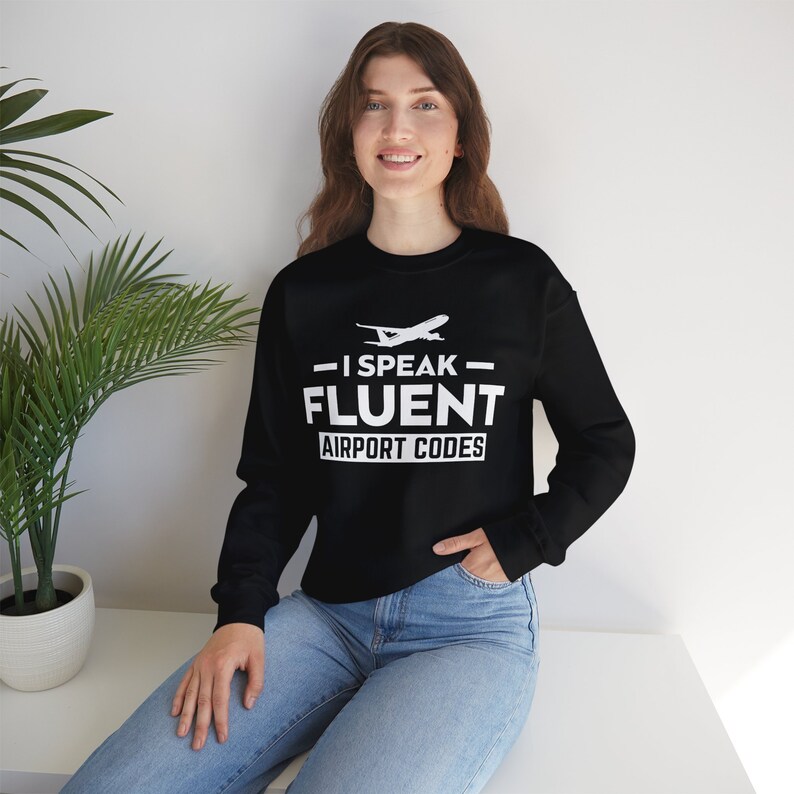 I speaks fluent airport codes t-shirt