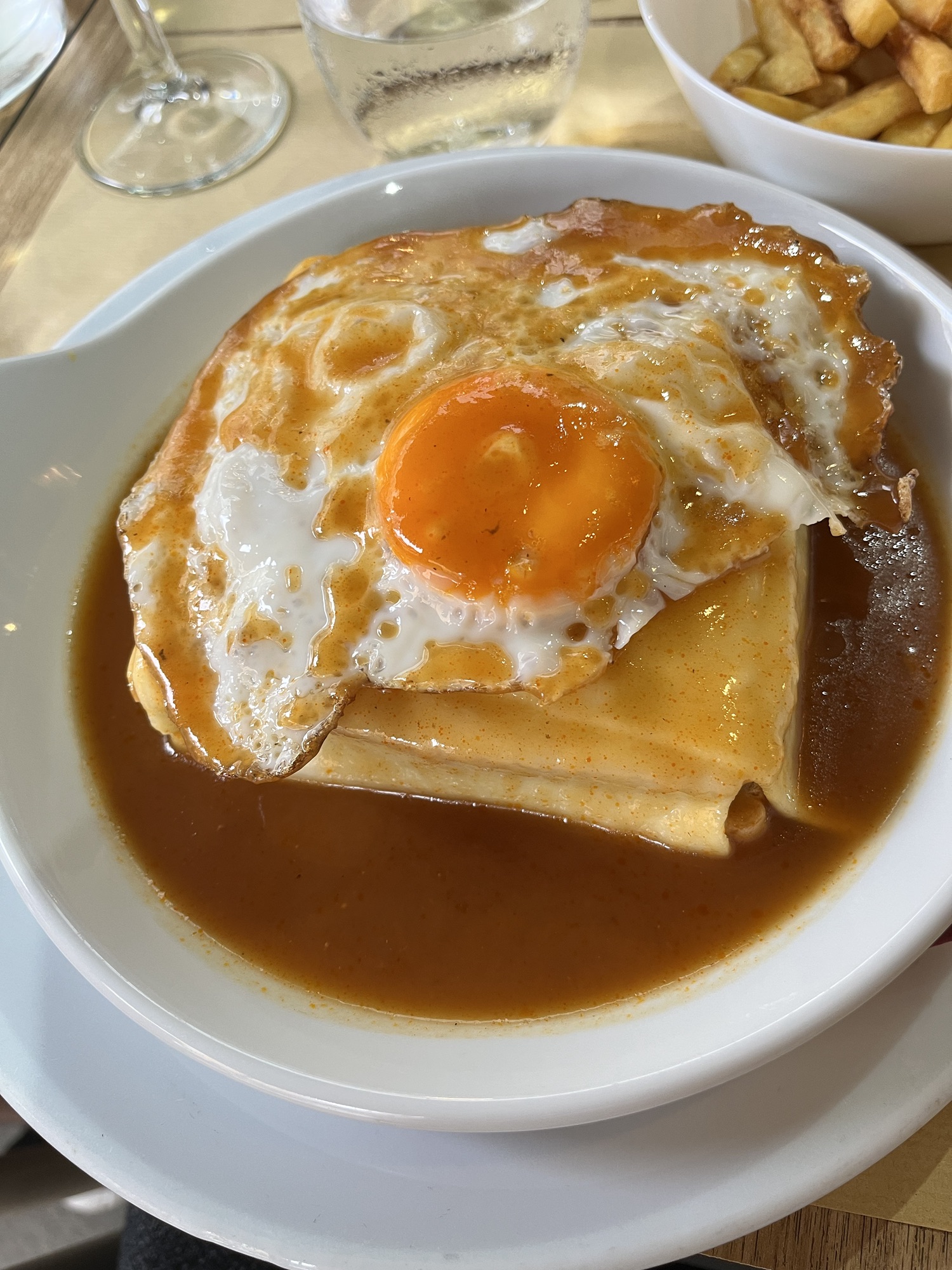 DG Speaks - Food - Travel - Francesinha Sandwich on Plate with Gravy