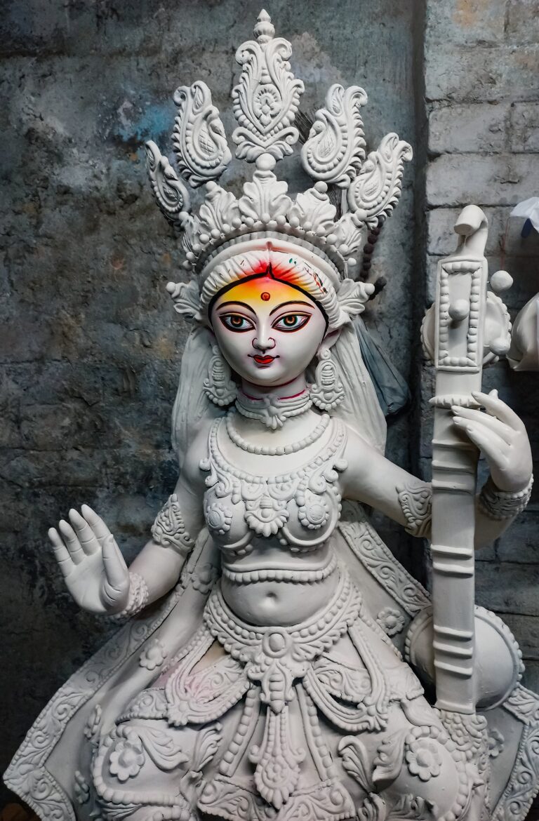 DG Speaks - Lifestyle - Statue of Saraswati, Hindu goddess of knowledge and wisdom - January inspiration