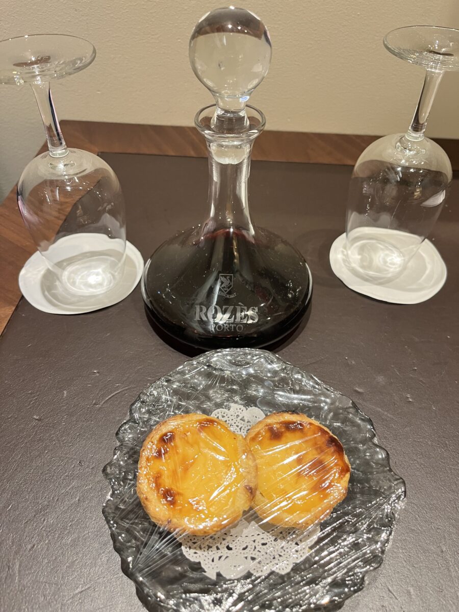 Quinta das Lágrimas Pastel de Nata and Port Wine
