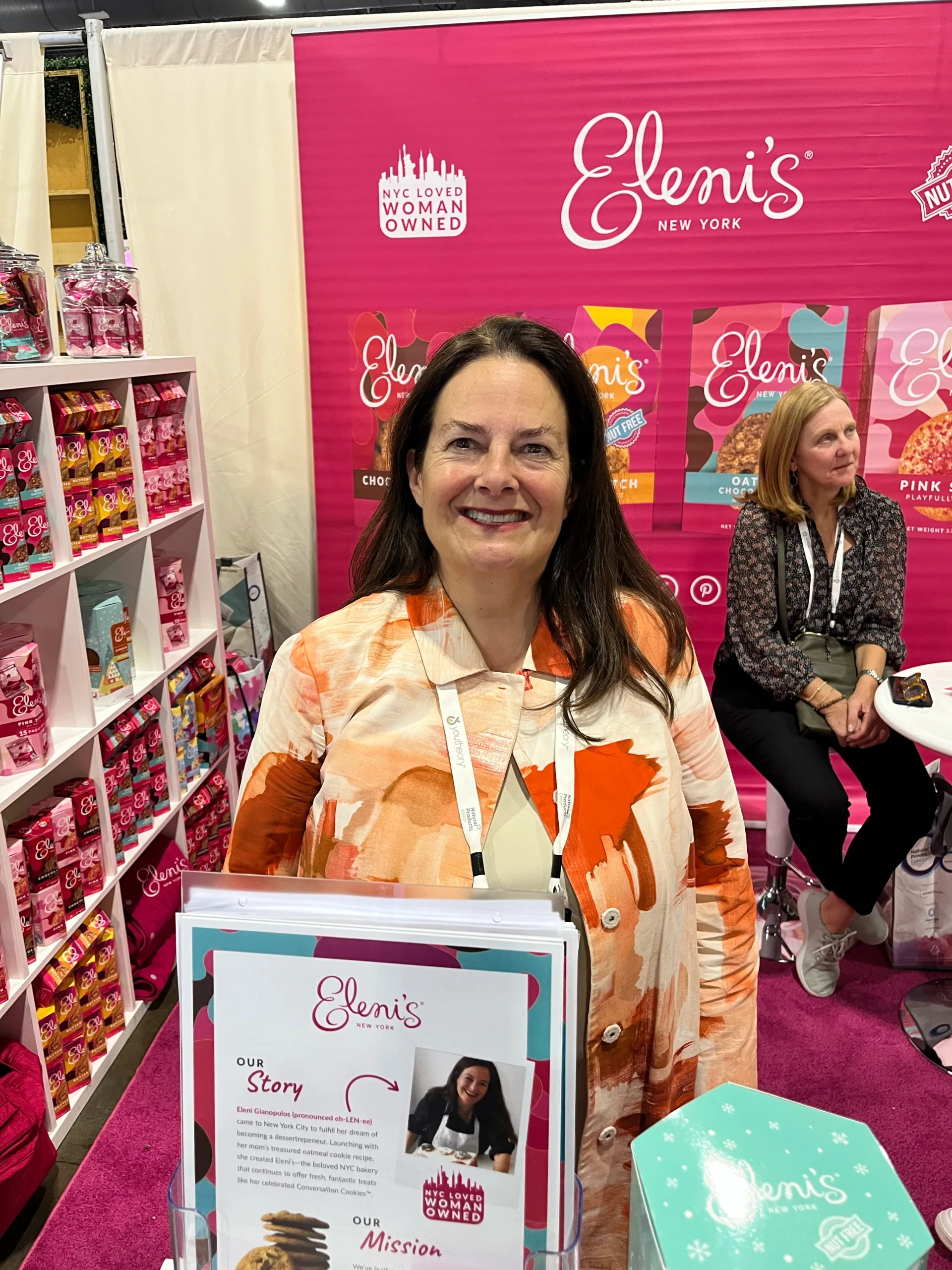 Eleni Gianopulos, founder of Eleni's Cookies, a New York cookie company