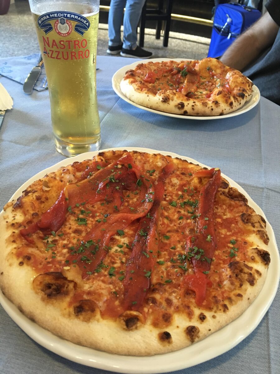 Pepperoni Pizza in Rome