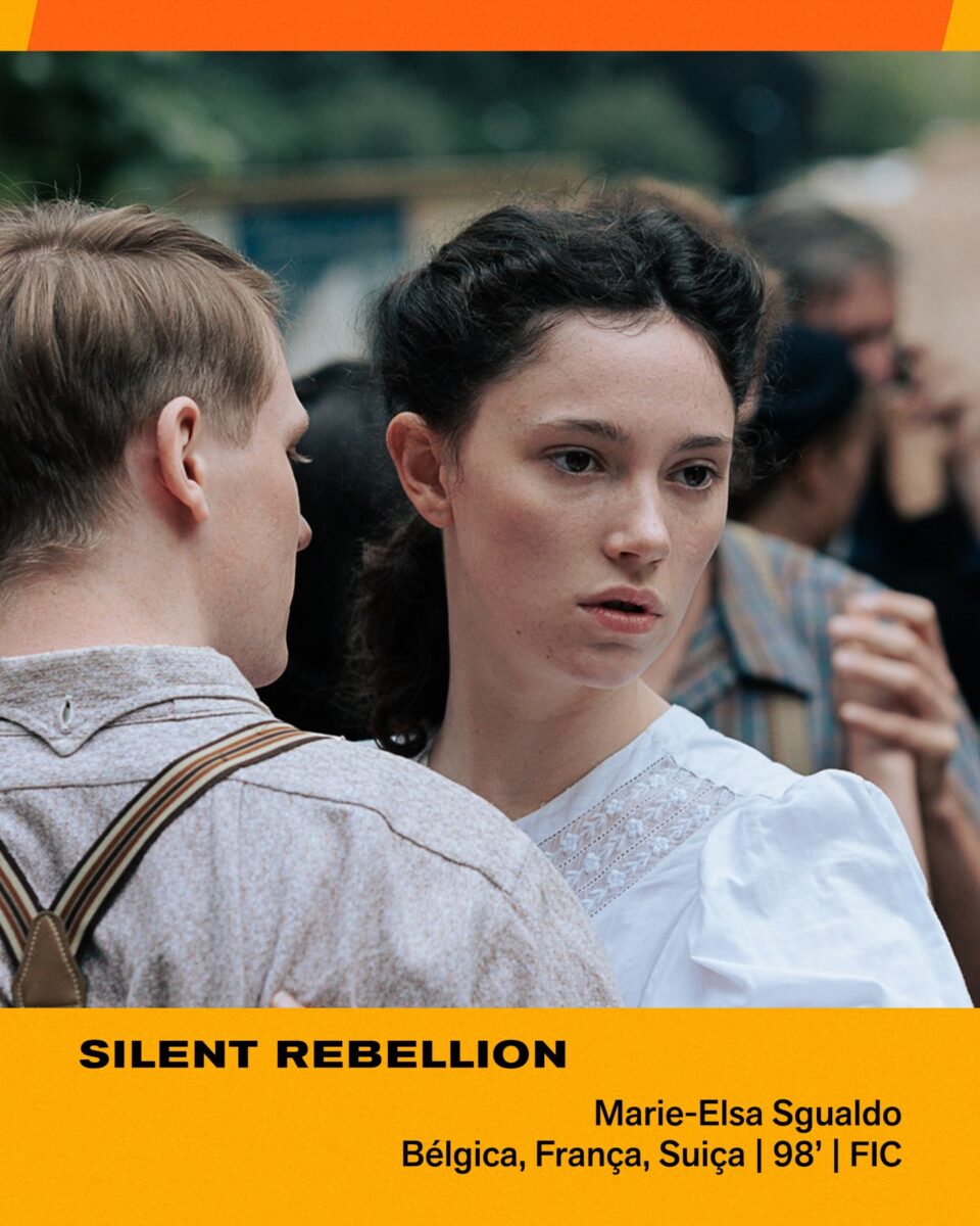 Silent Rebellion at Porto Femme Film Festival poster featuring