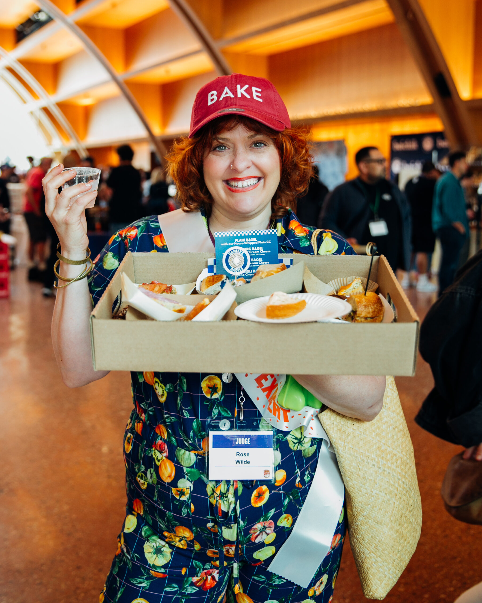 Woman judge at BagelFest West