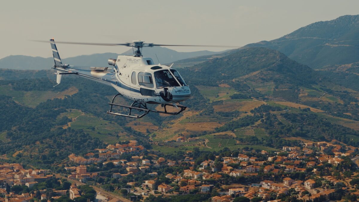 South of France travel - Helicopter tour