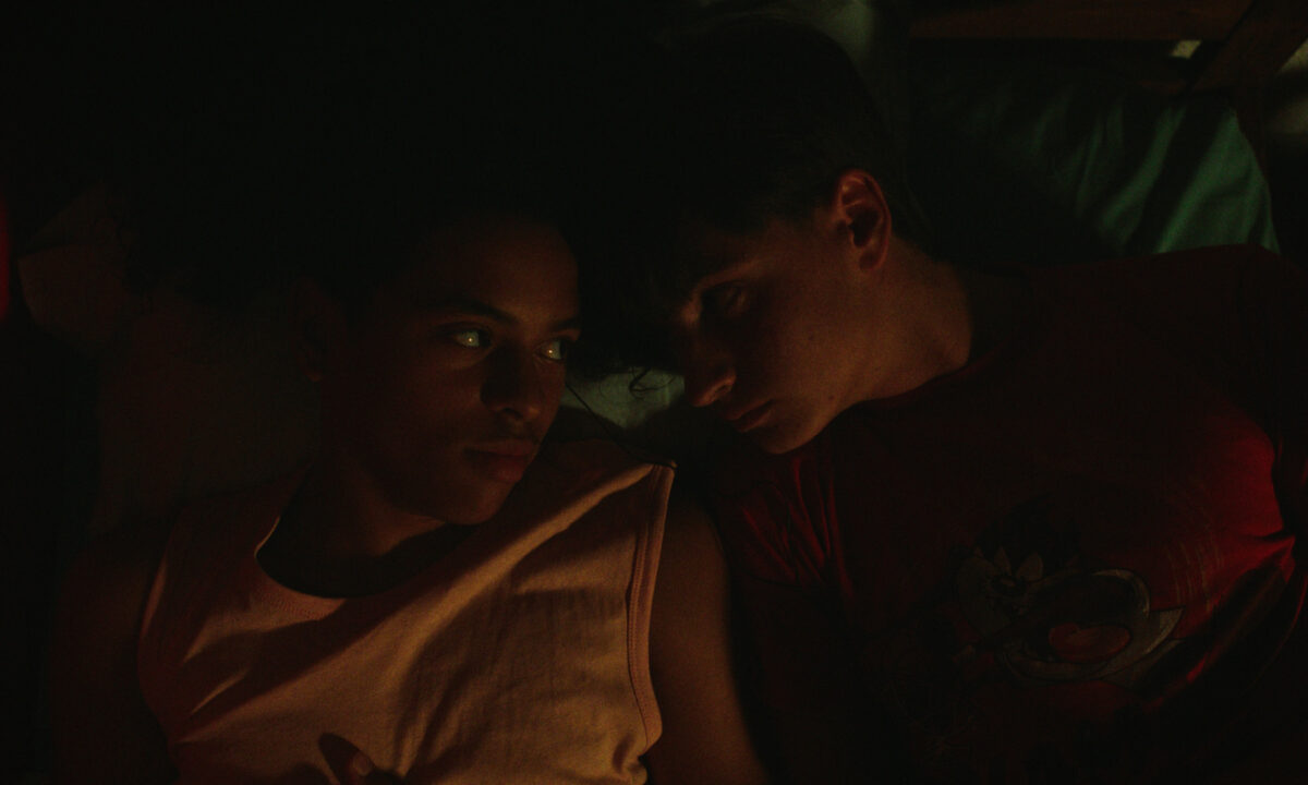 2 boys realize their connection in Éramos Só Putos screening at IndieLisboa 2026 in Lisbon