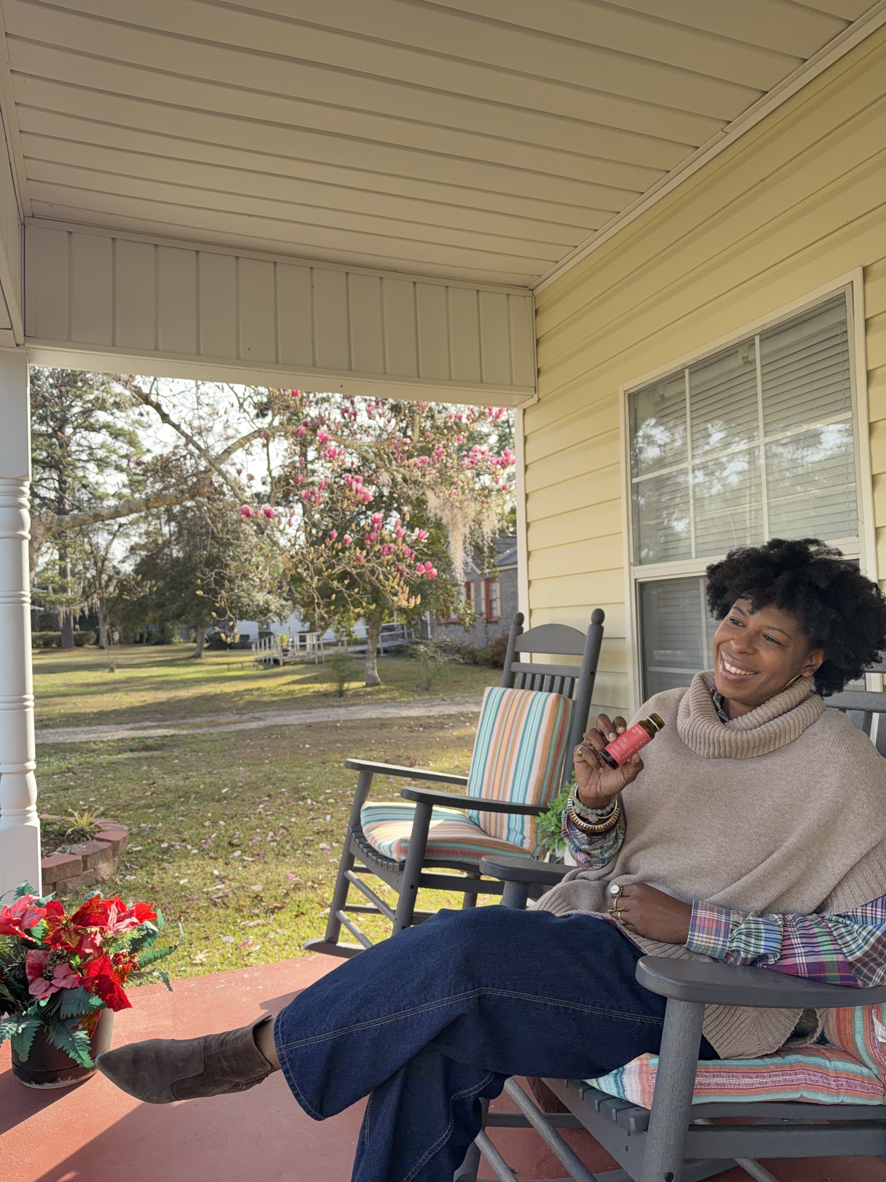 Mercedes Diane Griffin Forbes with Happy Aging Elixir