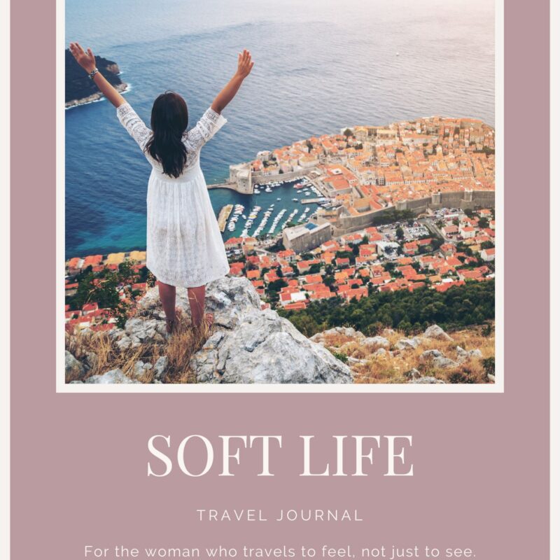 Cover of the Soft Life Travel Journal digital download