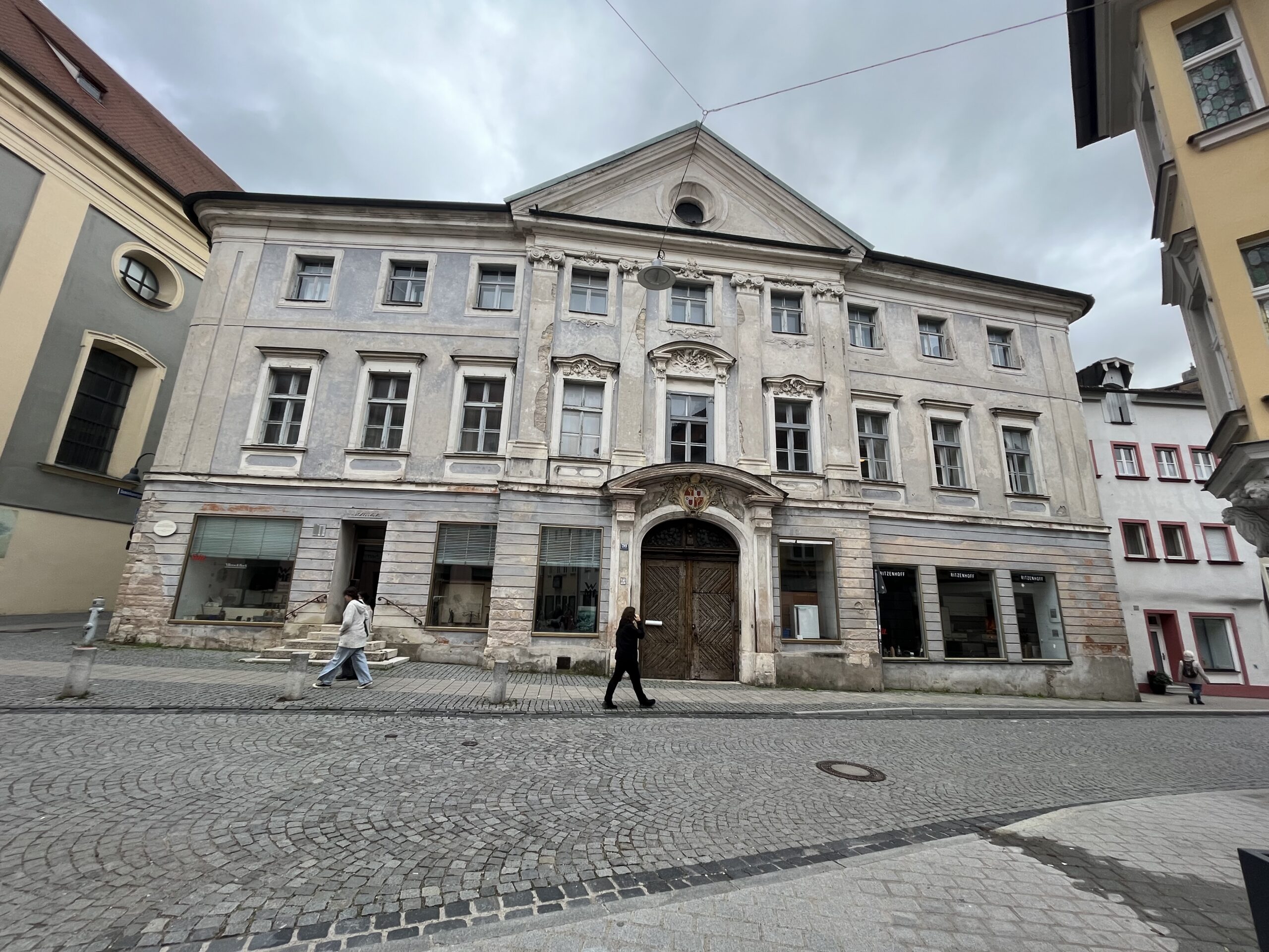 Weathered Baroque building in Eichstätt