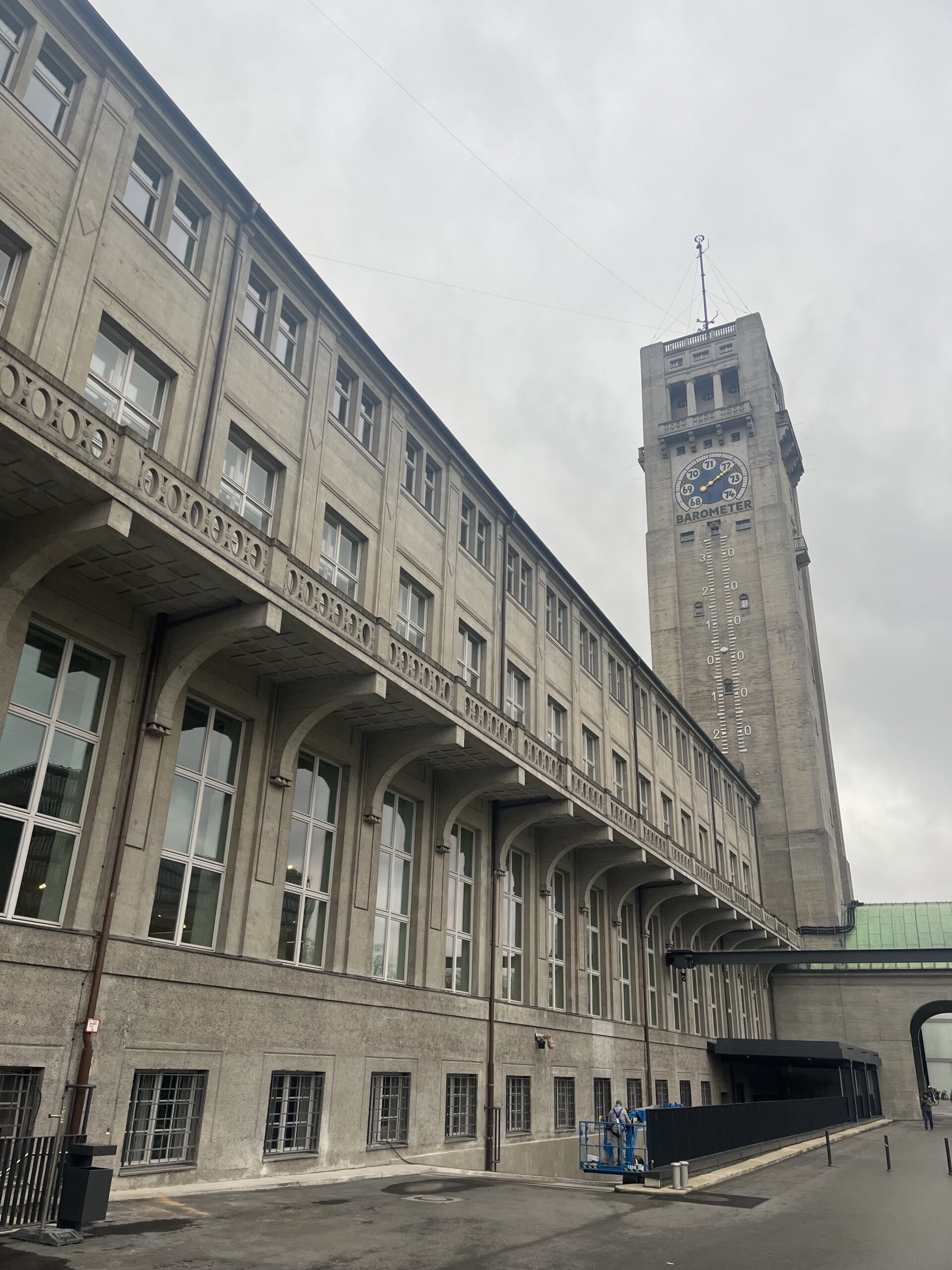 Barometer Tower at the Deutsches Museum Munich on Museum Island