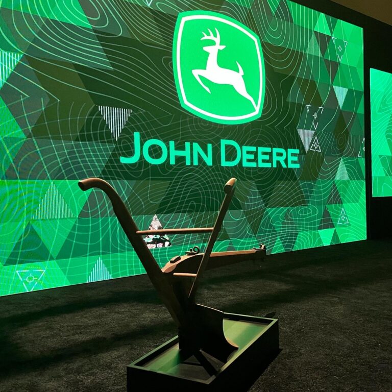 John Deere booth at CES