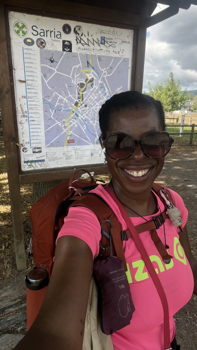 Mercedes on the Camino trail - Why I Would Walk the Camino Again