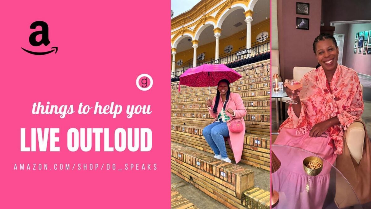 DG Speaks Amazon Storefront featuring products selected to help women live out loud