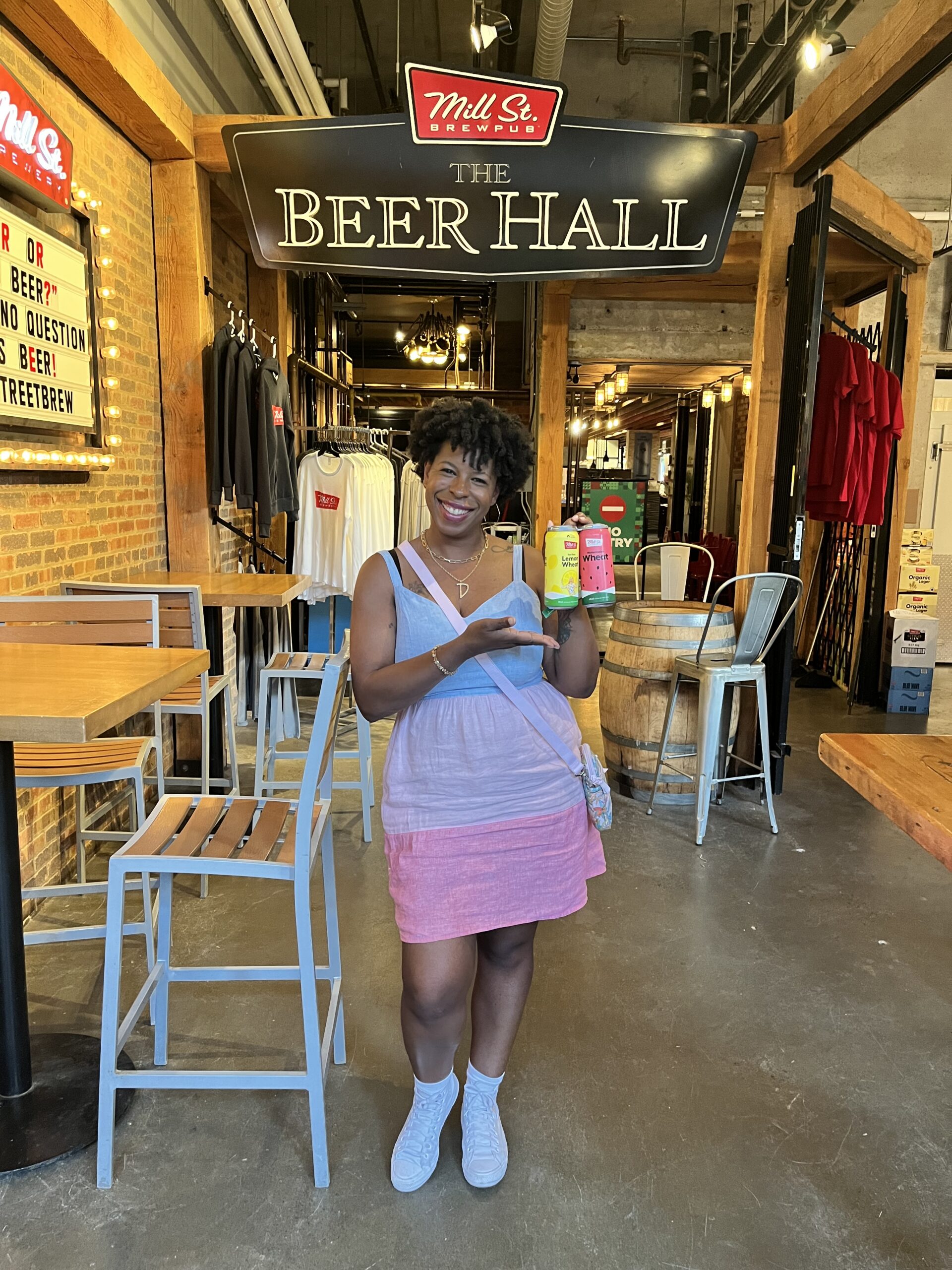 Mercedes Diane Griffin Forbes at Mill Street Beer Hall in Toronto Canada