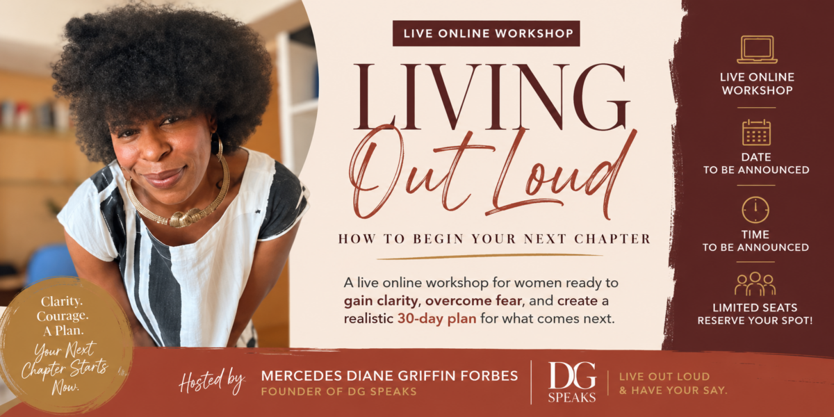 Living Out Loud: How to Begin Your Next Chapter